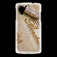 Coque LG Nexus 5 Bouchon de bouteille de vin Bordeaux