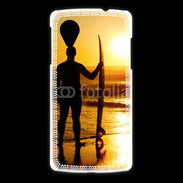 Coque LG Nexus 5 Surfer couché de soleil