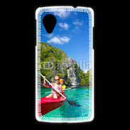 Coque LG Nexus 5 Kayak dans un lagon