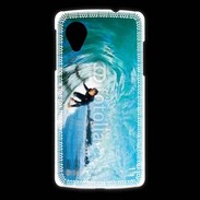 Coque LG Nexus 5 Surfeur dans un tube