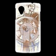 Coque LG Nexus 5 Illustration d'un capitaine de bateau