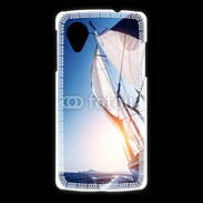 Coque LG Nexus 5 Bateau et couché de soleil 50