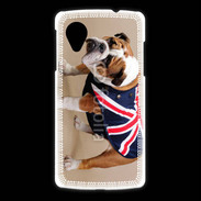 Coque LG Nexus 5 Bulldog anglais en tenue