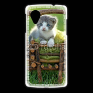 Coque LG Nexus 5 Panier de chatton