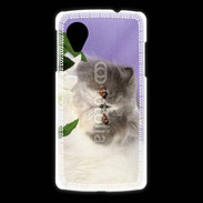 Coque LG Nexus 5 Chat persan 1