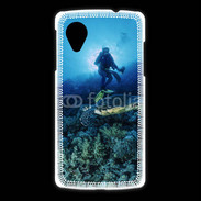 Coque LG Nexus 5 Tortue et plongeur