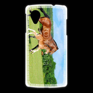 Coque LG Nexus 5 Cheval et poulain 2