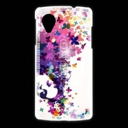 Coque LG Nexus 5 Cheveux de papillons