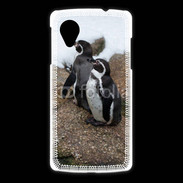 Coque LG Nexus 5 2 pingouins
