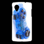 Coque LG Nexus 5 Manette de jeux bleue