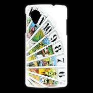 Coque LG Nexus 5 Cartes de tarot sur fond blanc