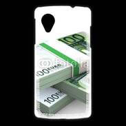 Coque LG Nexus 5 Liasse de billets 100 €