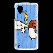 Coque LG Nexus 5 Snoopy timbre poste