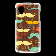 Coque LG Nexus 5 Fond en moustache