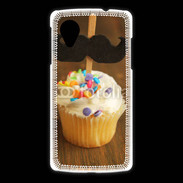 Coque LG Nexus 5 Cupcake moustache