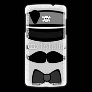 Coque LG Nexus 5 Moustache et casquette tête de mort