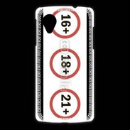Coque LG Nexus 5 Interdit au moins de ...