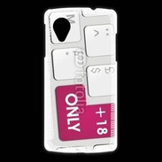 Coque LG Nexus 5 Clavier sexy 4