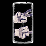 Coque LG Nexus 5 double fuck gants
