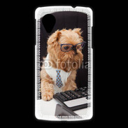 Coque LG Nexus 5 Chien informaticien