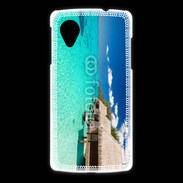 Coque LG Nexus 5 Bungalow sur mer tropicale