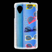 Coque LG Nexus 5 Lunettes sur la plage