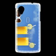 Coque LG Nexus 5 Jus d'orange sur la plage