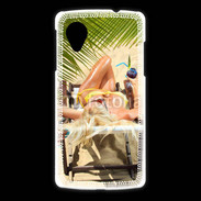 Coque LG Nexus 5 Femme sexy à la plage 25