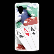 Coque LG Nexus 5 Passion du poker