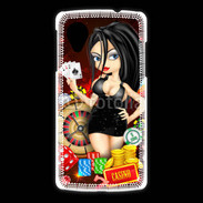 Coque LG Nexus 5 Lady au casino