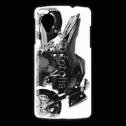 Coque LG Nexus 5 Tuning moto noire
