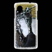 Coque LG Nexus 5 Moto chromée