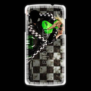 Coque LG Nexus 5 Femme sexy moto 4