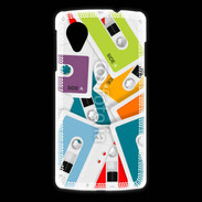 Coque LG Nexus 5 Cassette audio couleur 1