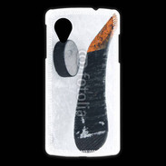 Coque LG Nexus 5 Crosse et palet de Hockey sur glace
