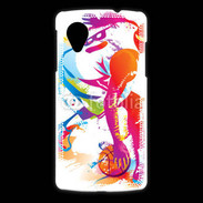 Coque LG Nexus 5 Joueur de basket en dessin