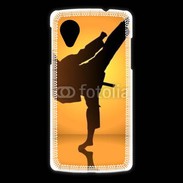 Coque LG Nexus 5 Silhouette de karatéka