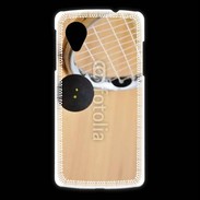 Coque LG Nexus 5 Squash raquette et balle