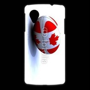 Coque LG Nexus 5 Ballon de rugby Canada