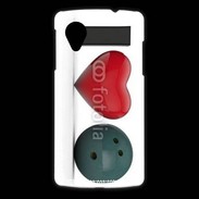 Coque LG Nexus 5 J'aime le Bowling