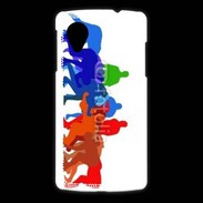 Coque LG Nexus 5 Illustration mêlée de rugby