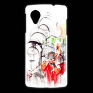Coque LG Nexus 5 Illustration de cycliste 2
