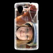 Coque LG Nexus 5 Petite fille équitation