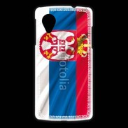 Coque LG Nexus 5 Drapeau Serbie