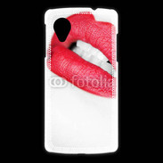 Coque LG Nexus 5 bouche sexy rouge à lèvre gloss crayon contour