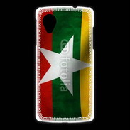 Coque LG Nexus 5 Drapeau Birmanie