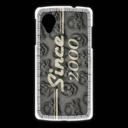Coque LG Nexus 5 Since crane gris 2000