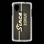 Coque LG Nexus 5 Since 1988 gris