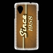 Coque LG Nexus 5 Orange since 1958
