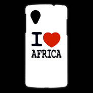 Coque LG Nexus 5 I love Africa